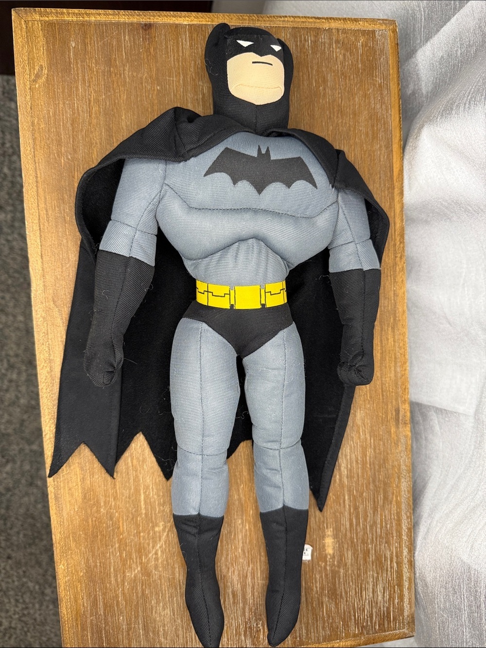 Vintage Batman Justice League DC Comics Toy Factory 17” Plush with Cape